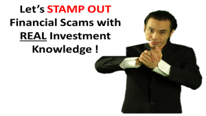 Stamp out financial scams