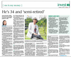 He's 34 and "semi retired"