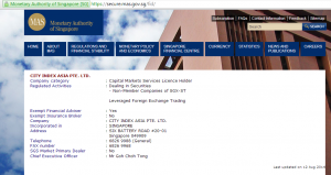 City Index MAS Regulated