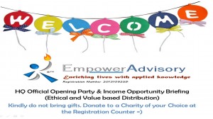 Welcome Party 21 Nov 2015